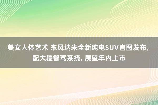 美女人体艺术 东风纳米全新纯电SUV官图发布， 配大疆智驾系统， 展望年内上市